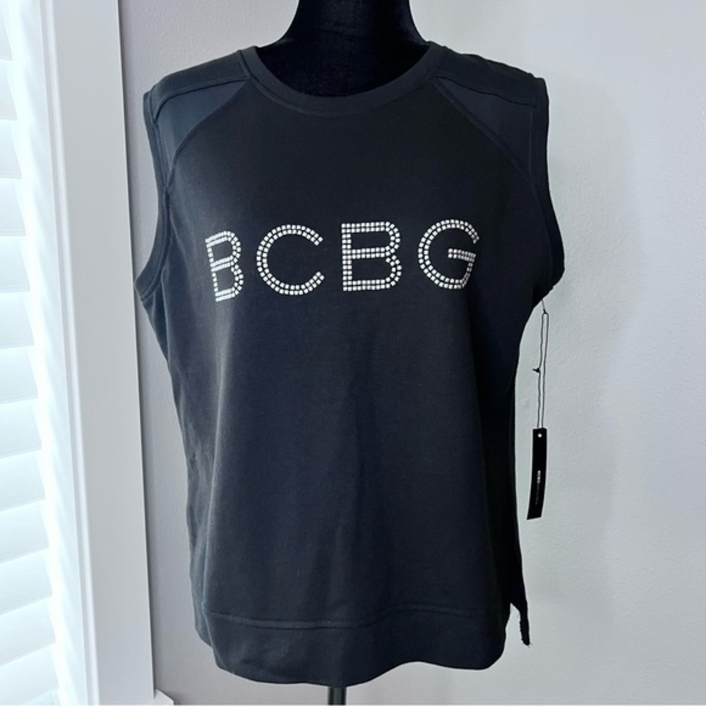 NWT BCBG Maxazria women’s size medium sleeveless sweatshirt